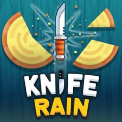 Precisely aim your knives at a rotating disk to destroy it without hitting your other knife. Knife rain game gets harder as you level up with disks rotating in different directions. Break the target without breaking your knife. Unlock cool and advanced new weapons and try to best and reach a high score!