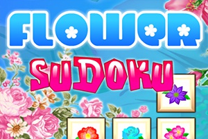 Flowers Sudoku Puzzle Mind game