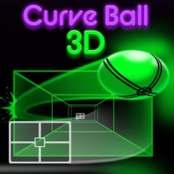 Curve the ball with your racket and try to defeat your opponent!